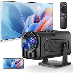Смарт проектор 4K + пульт, з Wi-Fi та Bluetooth, HY320 / Домашній міні проектор / Мультимедійний проектор для фільмів