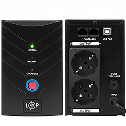 390Вт Джерело безперебійного живлення, U650VA / Перетворювач напруг з вбудованою батареєю / ДБЖ лінійно-інтерактивний