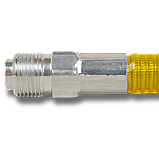 Гнучкий подовжувач-вудочка для безповітряного фарбувального пістолета Profter 35 см (жовтий), фото 4