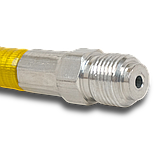 Гнучкий подовжувач-вудочка для безповітряного фарбувального пістолета Profter 35 см (жовтий), фото 10