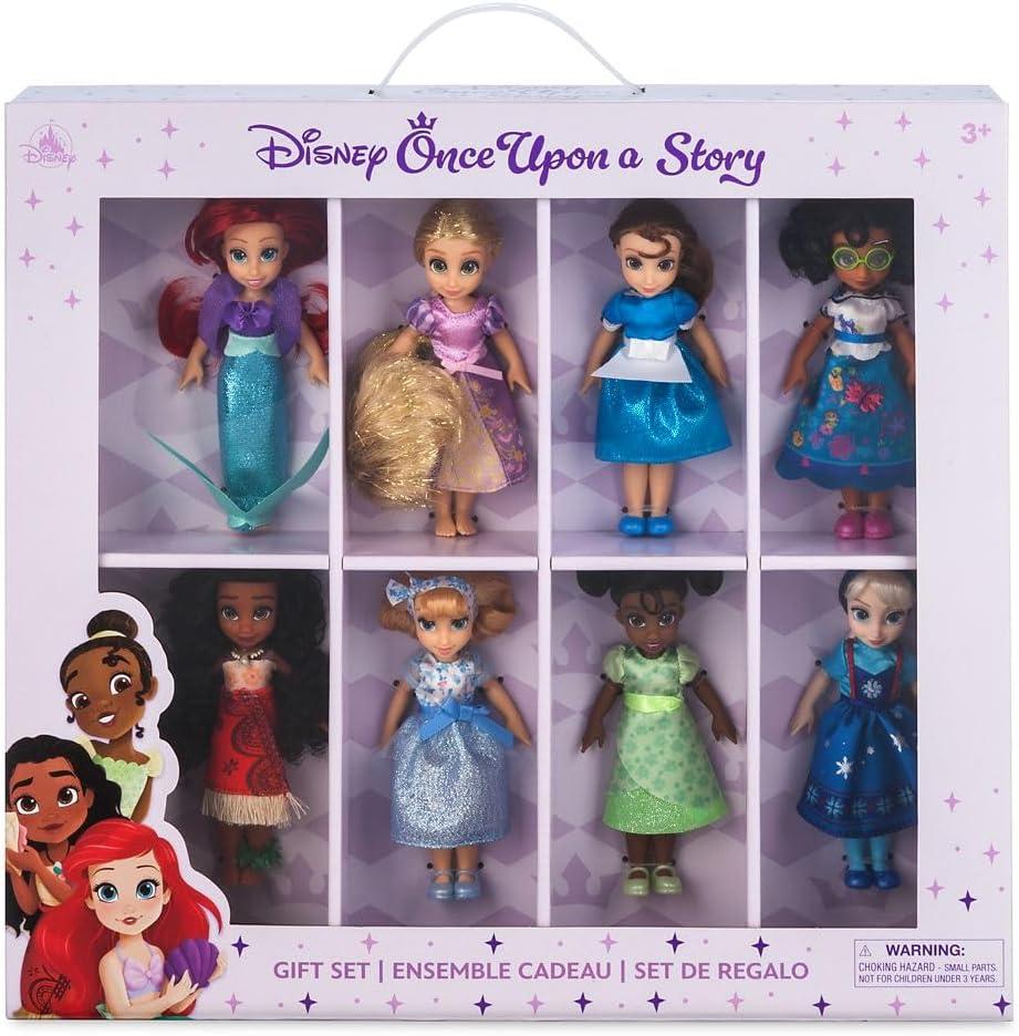 Набір ляльок Дісней принцеси міні аніматори Disney Once Upon a Story Mini Doll Gift Set