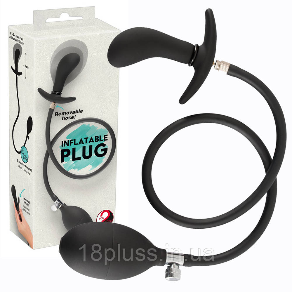 Надувна анальна пробка Inflatable Plug – задоволення під твоїм контролем!, фото 1