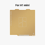 Пластина (стіл) 180*180мм з Текстурованим PEI покриттям Bambu Lab Textured PEI Plate для A1 mini (оригінал, FAP009), фото 5