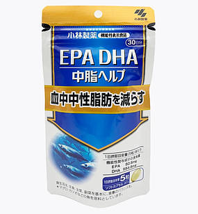 Kobayashi Pharmaceutical DHA 550 мг, EPA 50 мг, риб'ячий жир, 150 капсул на 30 днів. До 02/2027