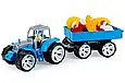 Трактор ферма з причепом 007/12 BAMSIC 8 фігурок тварин, фото 3
