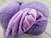 М'яка іграшка з пледом усередині Енджел подружка Стича з каченям бузкова, фото 5