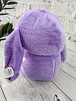 М'яка іграшка з пледом усередині Енджел подружка Стича з каченям бузкова, фото 4