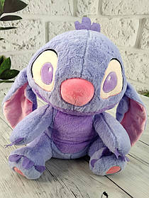 М'яка іграшка з пледом усередині Енджел подружка Стича бузкова