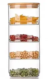 7089-2 Набір ємностей ( h-26,5 см, 4 шт по 400мл )