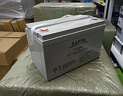 Аккумулятор гелевий на 12 В 100 А/год для безперебійного світла зарядки телефонів та ноутбуків AGM Varta