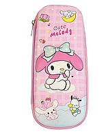 Пенал-футляр 3d LM №75547-9 (75549) "Мелоді" з відворотом та кишенею