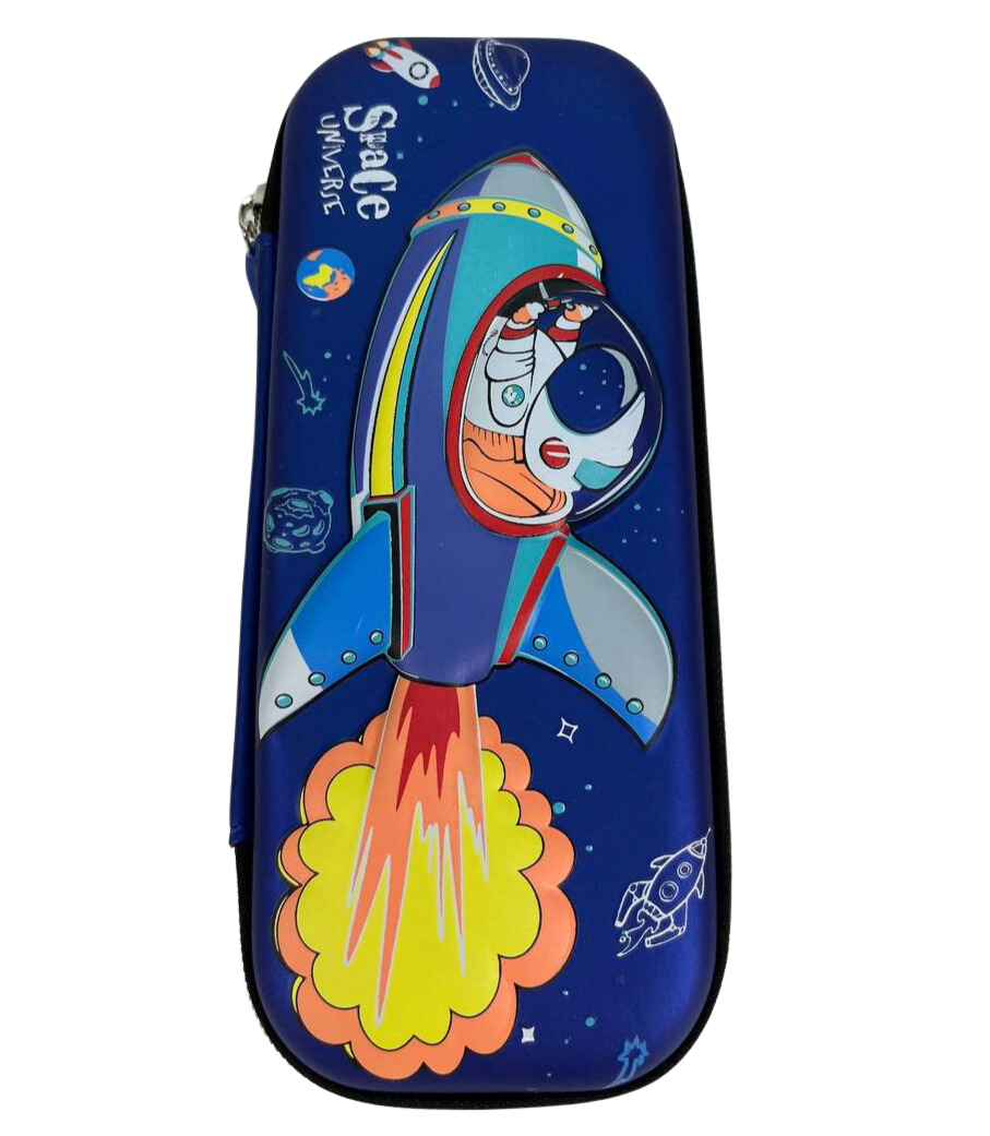 Пенал-футляр 3d LM №75540-4 (75544) "Ракета" з відворотом та кишенею, фото 1