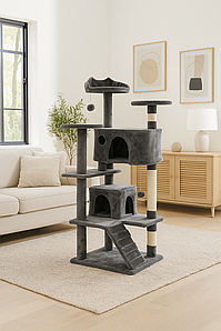 Кігтеточка будиночка дерев'яний 130 см 207