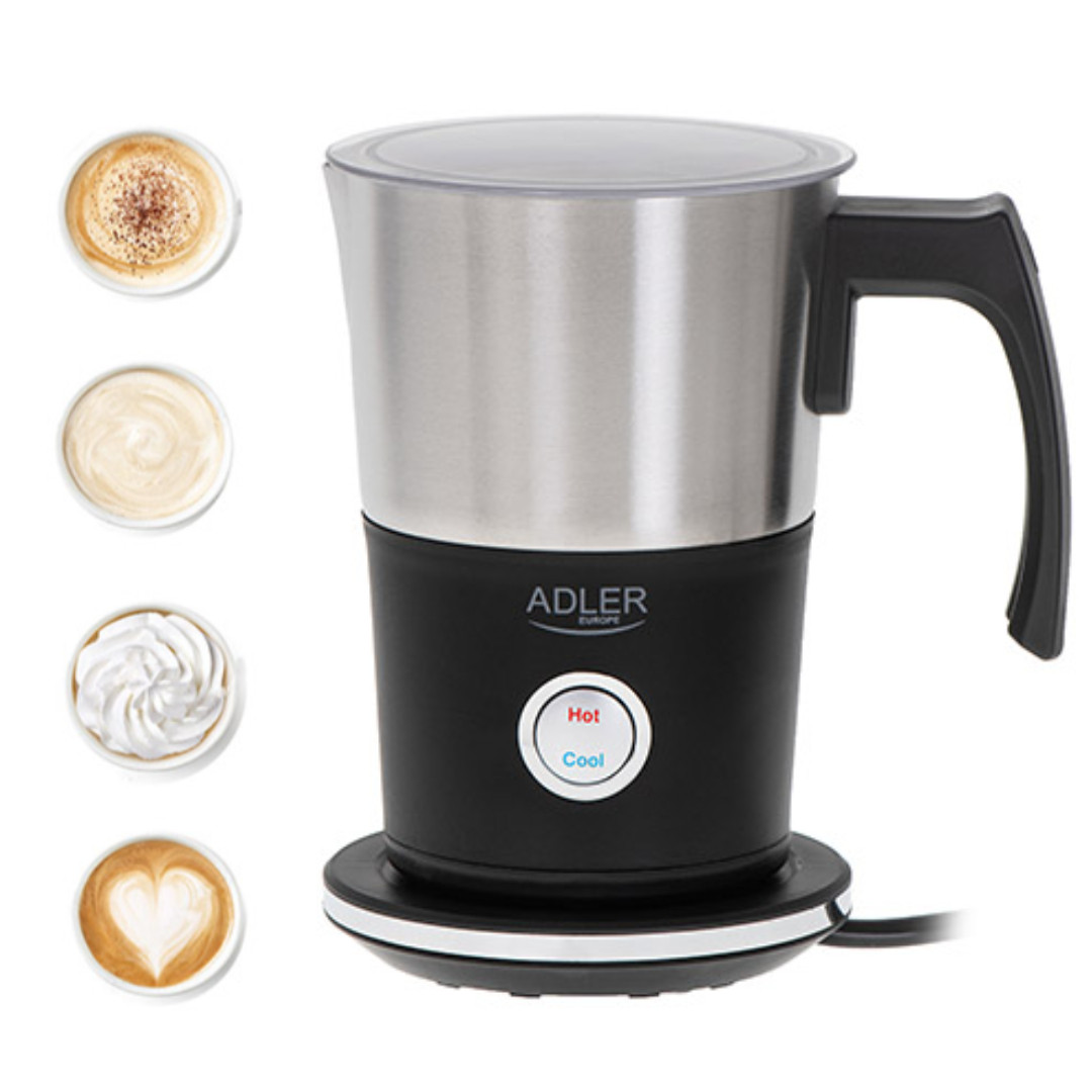Спінювач молока Adler AD 4497 - спінювання і підігрів, фото 1