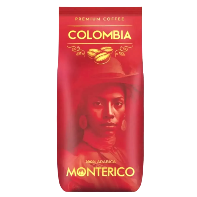 Кава в зернах Monterico Colombia 100% Arabica Premium Coffee, 1 кг