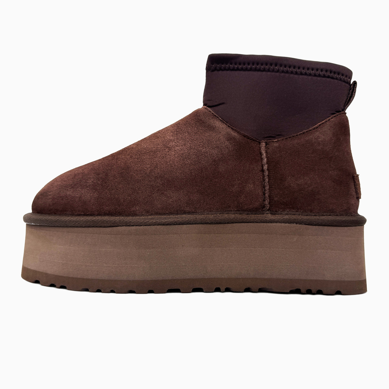 Жіночі зимові уги UGG Classic Dipper Low Brown (коричневі) модне тепле повсякденне взуття ugg-0130 Угг vkross, фото 1