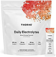 Thorne Research Daily Electrolytes / Щоденні електроліти смак червоного апельсина 30 саше