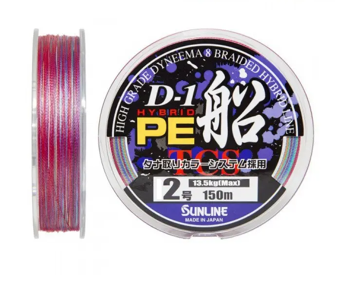 Шнур Sunline D-1 Hybrid PE Fune 150m #0.8/0.148mm 12lb/5.6kg, фото 1