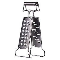 Терка кухонна з нержавіючої сталі  9×4×24 (см) ручна двостороння терка для овочів