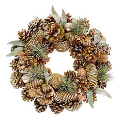 Декоративний різдвяний вінок новорічний, 35 см, 3006535