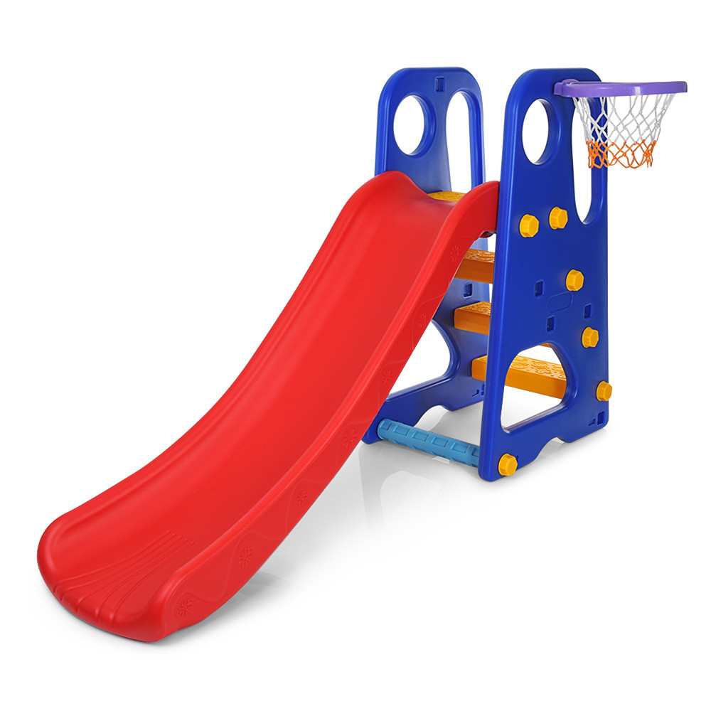 Гірка дитяча YG2016 з баскетбольним кільцем 163 х 85 х 103, фото 1