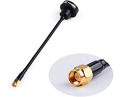 Антена Foxeer Pagoda PRO 5.8GHz RHCP SMA 150мм чорна | FPV антена для дрона з круговою поляризацією