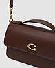 💎 Coach Juno Crossbody Leather Maple Brown 23.5 х 13 х 7 см, фото 3
