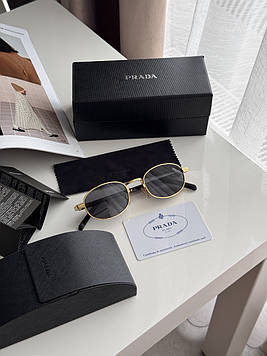 😎 Prada Black/Gold PR B53S ZVN-02C 52/21/145 52/21/145