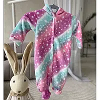 Комбинезон махровый для новорожденных 62-80 см