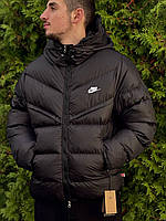 Пуховик Nike Storm Fit чоловіча чорна спортивна куртка Nike black storm fit чоловіча спортивна куртка Nike