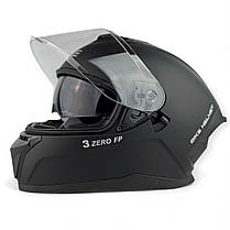 Мотошолом інтеграл MX-03P чорний мат окуляри під bluetooth, фото 4