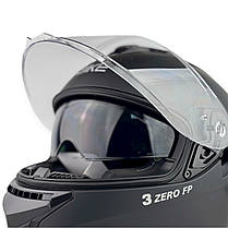 Мотошолом інтеграл MX-03P чорний мат окуляри під bluetooth, фото 5