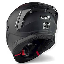 Мотошолом інтеграл MX-03P чорний мат окуляри під bluetooth, фото 3