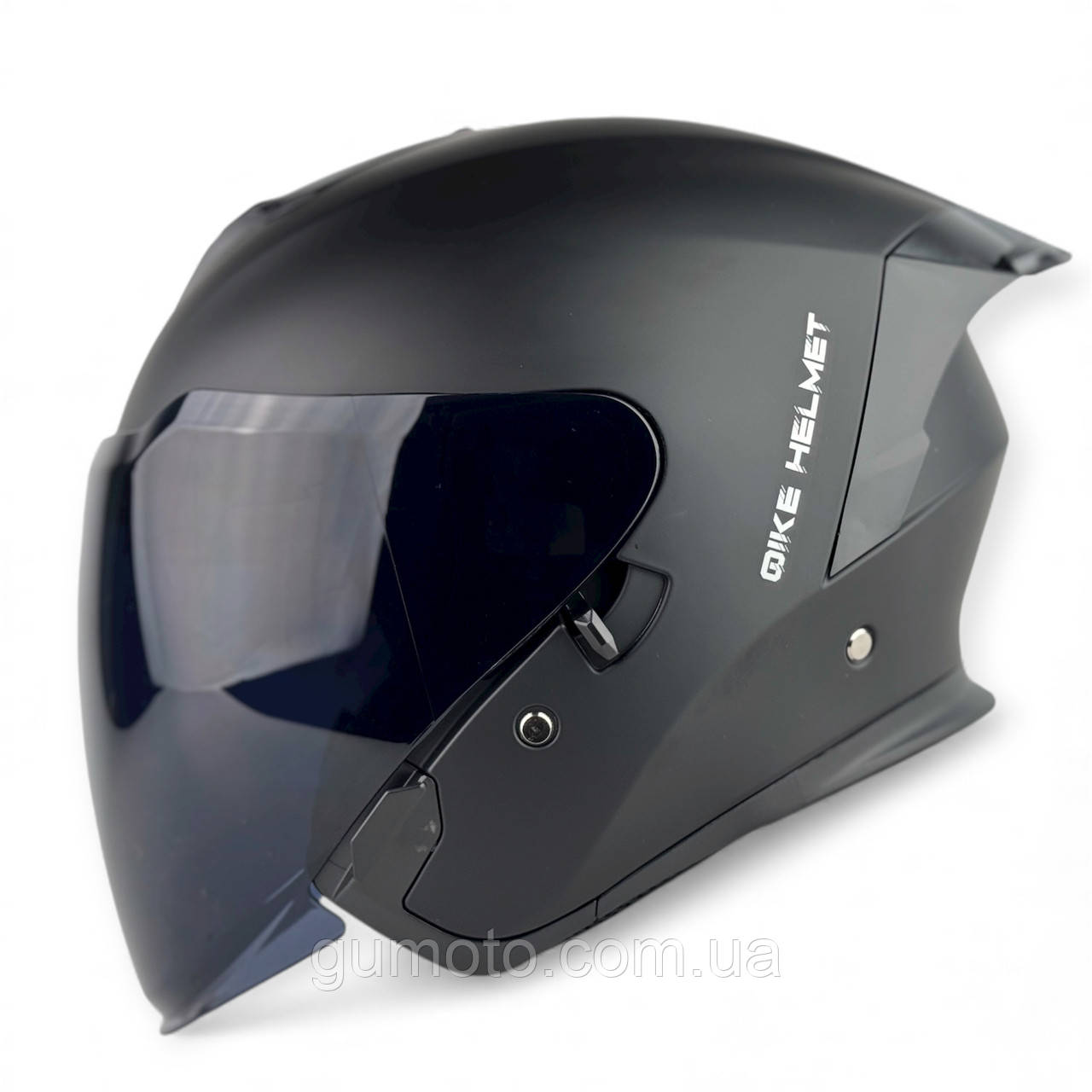 Мотошолом MX-003 чорний матовий окуляри темне скло