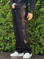 Штаны Polo Ralph Lauren черные мужские флисовые зимние штаны Поло Ральф Лоурен серые теплые штаны на флисе Поло