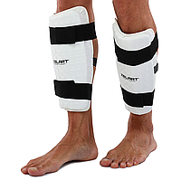 Захист гомілки для тхеквондо щитки Zelart BO-1153 (S-XL) Білий