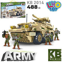 Конструктор KB 2014 військова техніка, 424 деталей, в кор-ці 48-30-7см
