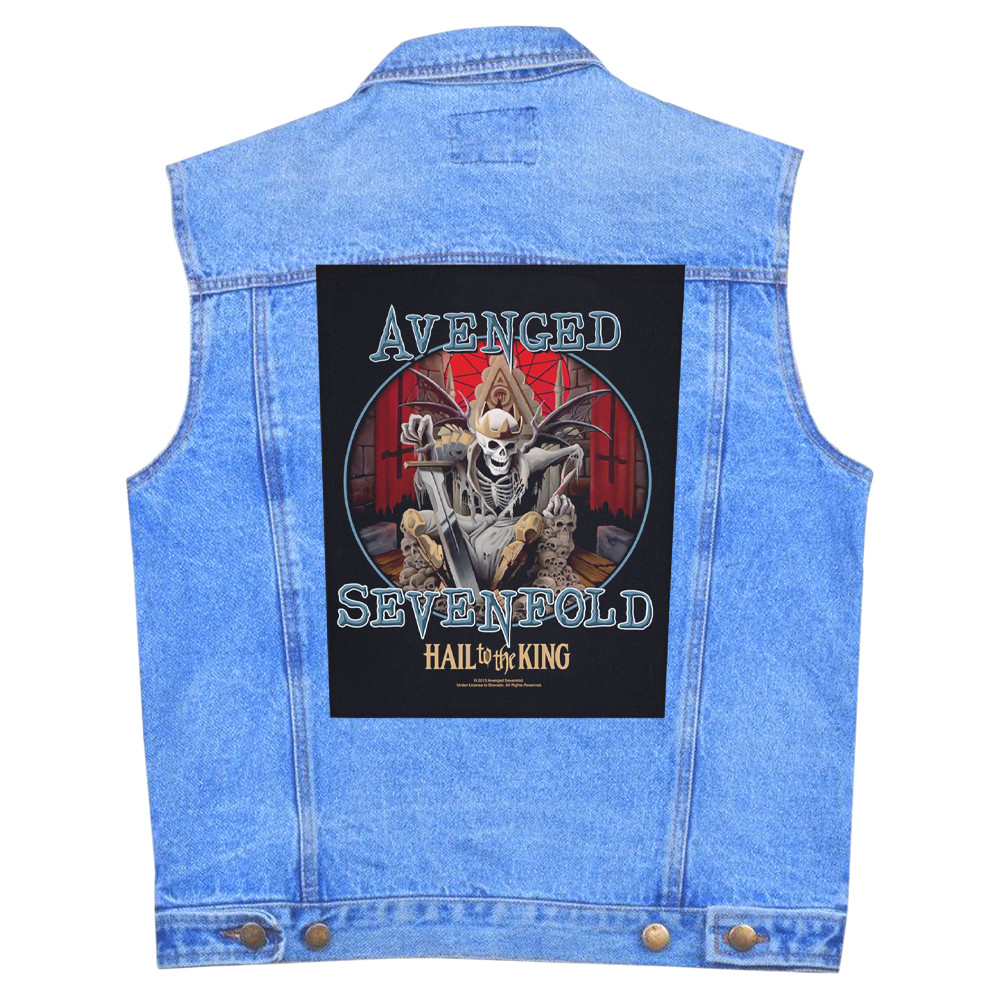 Нашивка наспинна катана AVENGED SEVENFOLD - HAIL TO THE KING (olbp-054), фото 1