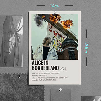 "Шунтаро Чішія (Аліса в Прикордонні / Alice in Borderland)" плакат (постер) розміром А5 (14х20см)