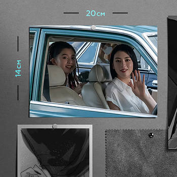 "Хікарі Куїна та Рідзуна Ан (Аліса в Прикордонні / Alice in Borderland)" плакат (постер) розміром А5 (20х14см)