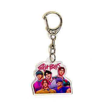 "Саджа бойз (Кейпоп мисливиці на демонів / KPop Demon Hunters)" брелок акриловий двосторонній з уф-друком