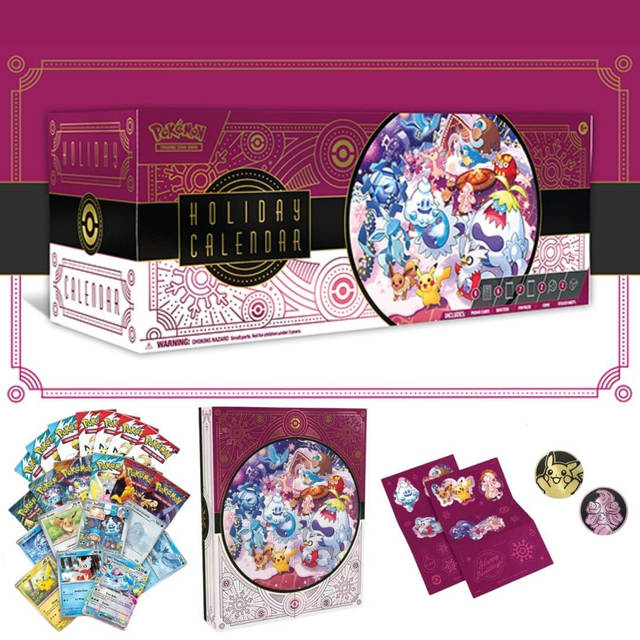 Купить Адвент-календарь Pokemon TCG Holiday Calendar, 1шт подарки