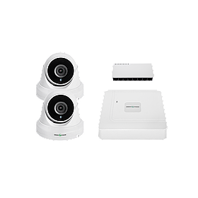 Комплект відеоспостереження на дві камери GV-IP-K-W95/ 5MP