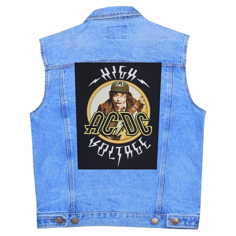 Нашивка наспинна катана AC/DC "High Voltage" (olbp-019), фото 1