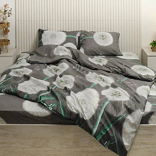 Кульбабовий туман - Бязь 3D - Двоспальний комплект постільної білизни