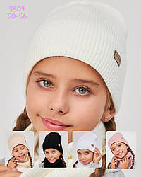 Комплект зимній шапкахомут для дівчаток