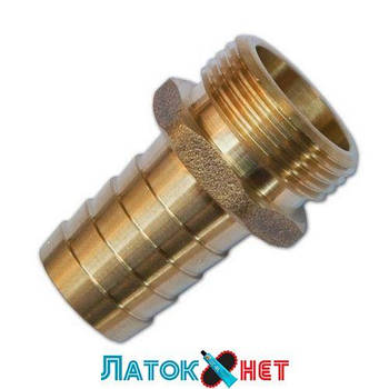 Перехід з РН 1/2 на шланг 13 мм латунь GKI011213 Bradas