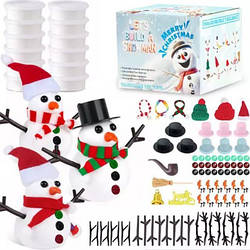 Різдвянний набір для ліплення Сніговики