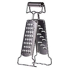 Терка кухонна з нержавіючої сталі  9×4×24 (см) ручна двостороння терка для овочів