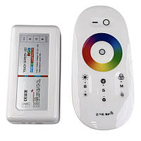 Контролер RGB 2.4G RF 12-24V TOUCH 216W 18A з сенсорним пультом